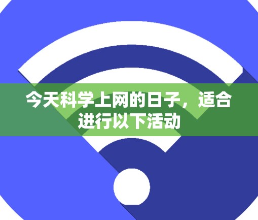 今天科学上网的日子,适合进行以下活动