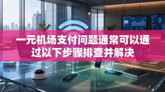 一元机场支付问题通常可以通过以下步骤排查并解决 一元机场支付问题通常可以通过以下步骤排查并解决