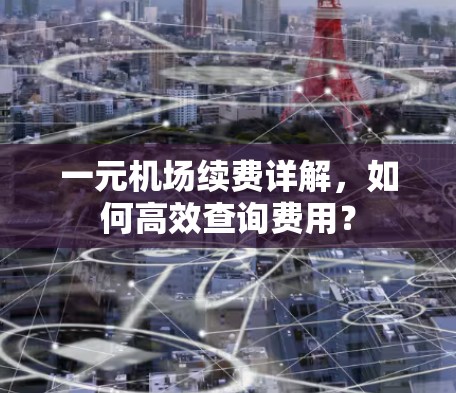 一元机场续费详解,如何高效查询费用? 一元机场续费详解,如何高效查询费用?