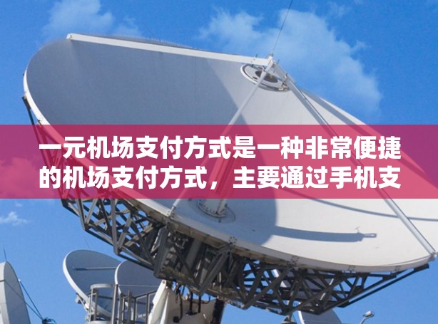 一元机场支付方式是一种非常便捷的机场支付方式,主要通过手机支付实现。以下是详细的步骤说明 一元机场支付方式是一种非常便捷的机场支付方式,主要通过手机支付实现。以下是详细的步骤说明