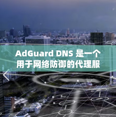 AdGuard DNS 是一个用于网络防御的代理服务器系统,旨在阻止入侵和恶意攻击。以下是对 AdGuard DNS 使用方法的详细步骤指南